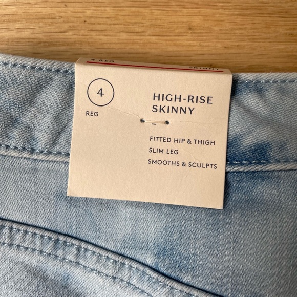 Universal Thread High Rise Skinny Acid Wash Jeans Size 4 New With Tags - Picture 7 of 14